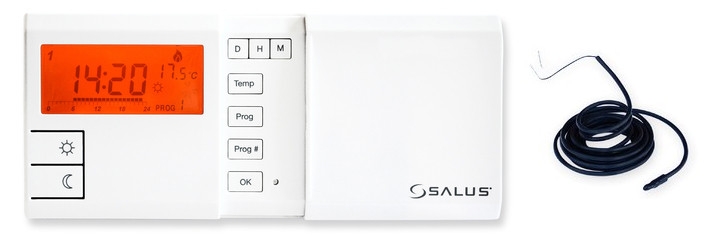 Salus 091FLPC  týždenný programovateľný termostat s predĺženým čidlom